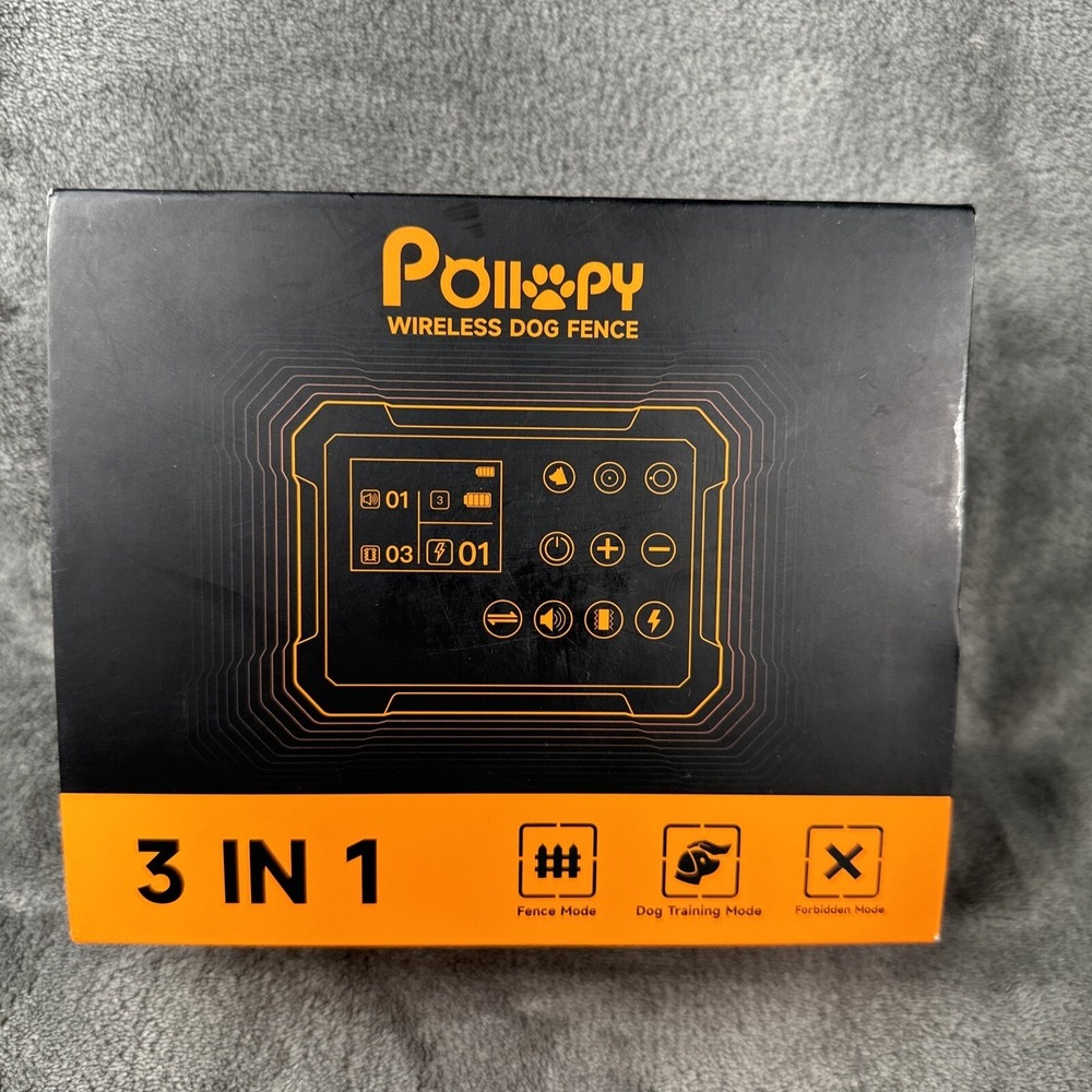 Wireless Dog Fence F900+ 3-in-1 Indoor And Outdoor Open‎ Box